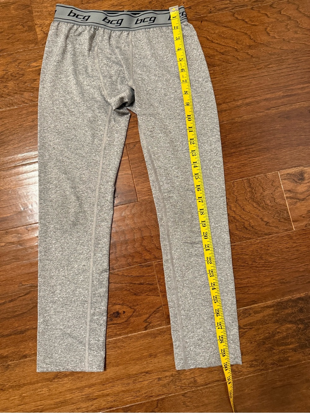 bcg Gray Heather Athletic Leggings for Kids